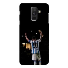 Чехлы Лео Месси Аргентина для Samsung Galaxy A6 Plus 2018 (A6 Plus 2018, A605) (Лео Чемпион)