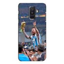Чехлы Лео Месси Аргентина для Samsung Galaxy A6 Plus 2018 (A6 Plus 2018, A605) (Месси король)