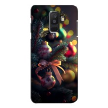 Чехлы на Новый Год Samsung Galaxy A6 Plus 2018 (A6 Plus 2018, A605) – Красивая елочка