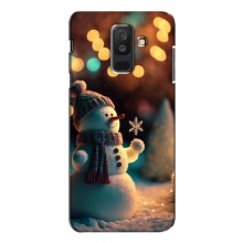 Чехлы на Новый Год Samsung Galaxy A6 Plus 2018 (A6 Plus 2018, A605) – Снеговик праздничный