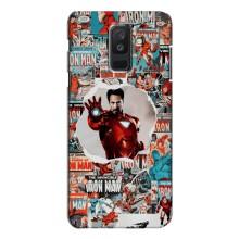 Чехлы с героями Марвел Samsung Galaxy A6 Plus 2018 ( A605) (VPrint)