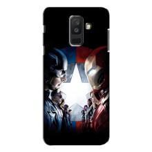 Чехлы с героями Марвел Samsung Galaxy A6 Plus 2018 ( A605) (VPrint)