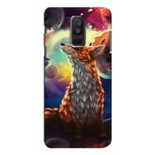 Чехлы с картинкой Лисички для Samsung Galaxy A6 Plus 2018 ( A605) (VPrint) (Лисица в космосе)
