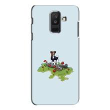 Чехлы с картинкой собаки Патрон для Samsung Galaxy A6 Plus 2018 ( A605) (AlphaPrint) (Сапер Пес)