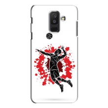 Чехлы с принтом Спортивная тематика для Samsung Galaxy A6 Plus 2018 (A6 Plus 2018, A605) (Волейболист)