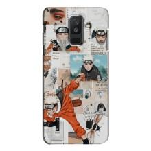 Чехлы с тематикой АНИМЕ для Самсунг А6 Плюс 2018, А605 (VPrint) – Наруто Комиксы