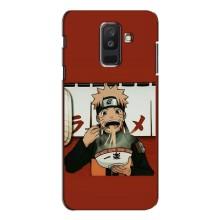 Чехлы с тематикой АНИМЕ для Самсунг А6 Плюс 2018, А605 (VPrint) – Наруто с лапшой