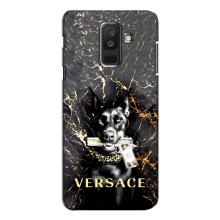 Чехлы VERSACE для Самсунг А6 Плюс 2018, А605 (PREMIUMPrint) (AlphaPrint-ген.)