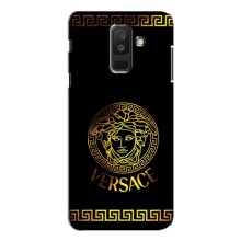 Чехлы VERSACE для Самсунг А6 Плюс 2018, А605 (PREMIUMPrint) (Logo Versace)