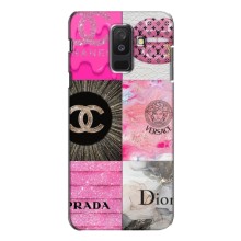 Чехол (Dior, Prada, YSL, Chanel) для Samsung Galaxy A6 Plus 2018 (A6 Plus 2018, A605) (Модница)