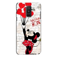 Чехол Disney Mouse Samsung Galaxy A6 Plus 2018 ( A605) (PREMIUMPrint) (Heart Minni)