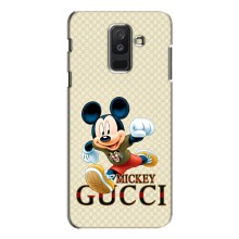 Чехол Disney Mouse Samsung Galaxy A6 Plus 2018 ( A605) (PREMIUMPrint) (Mikki Gucci)