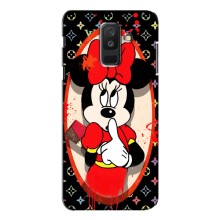 Чехол Disney Mouse Samsung Galaxy A6 Plus 2018 ( A605) (PREMIUMPrint) (Минни Маус ЛВ)