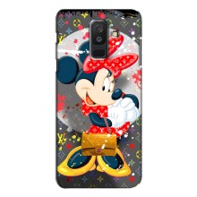 Чехол Disney Mouse Samsung Galaxy A6 Plus 2018 ( A605) (PREMIUMPrint) (Minni с бантиком)