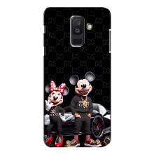 Чехол Disney Mouse Samsung Galaxy A6 Plus 2018 ( A605) (PREMIUMPrint) (Семья Маусов)