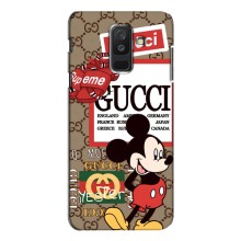 Чехол Disney Mouse Samsung Galaxy A6 Plus 2018 ( A605) (PREMIUMPrint) (Стильный Микки)