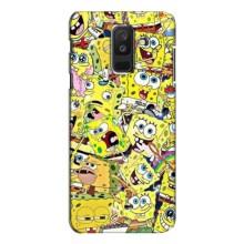 Чохол Губка Боб для Самсунг A6 Плюс 2018, A605 – Емоції Спан Боба