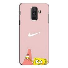 Чохол Губка Боб для Самсунг A6 Плюс 2018, A605 – Патрік і Губка