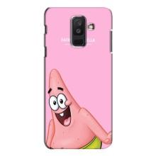 Чохол Губка Боб для Самсунг A6 Плюс 2018, A605 – Персонаж Патрік