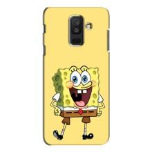 Чохол Губка Боб для Самсунг A6 Плюс 2018, A605 – Веселий Спанч Боб