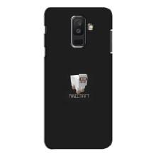 Чехол Майнкрафт на Samsung Galaxy A6 Plus 2018 ( A605) (AlphaPrint) Minecraft (Овечка Майнкрафт)