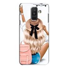 Чехол с печатью для Samsung Galaxy A6 Plus 2018 ( A605) - (Мода) (AlphaPrint) (Путешествие)
