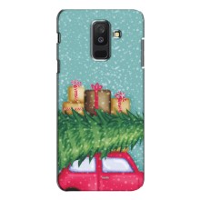 Чехол Новогодняя Елка на Samsung Galaxy A6 Plus 2018 (A6 Plus 2018, A605) (Новогодние подарки)