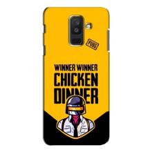 Чехол PUBG для Самсунг А6 Плюс 2018, А605 (AlphaPrint) (Pubg шлем)