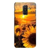 Чохол з Квітами для Samsung Galaxy A6 Plus 2018 (A6 Plus 2018, A605) (поле соняшників)