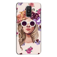 Чехол с картинкой Модные Девчонки Samsung Galaxy A6 Plus 2018 (A6 Plus 2018, A605) – Девушка в очках