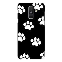 Бампер для Samsung Galaxy A6 Plus 2018 (A6 Plus 2018, A605) з картинкою "Песики" – Сліди собак