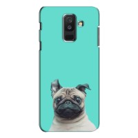 Бампер для Samsung Galaxy A6 Plus 2018 (A6 Plus 2018, A605) с картинкой "Песики" – Собака Мопс