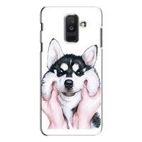 Бампер для Samsung Galaxy A6 Plus 2018 (A6 Plus 2018, A605) с картинкой "Песики" (Собака Хаски)
