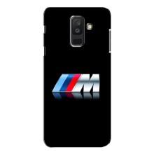 Чехол для Самсунг А6 Плюс 2018, А605 - с принтом БМВ (AlphaPrint) (AMG)