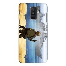 Чехол с принтом (Русский корабль...) для Самсунг А6 Плюс 2018, А605 (AlphaPrint) – Русский корабль