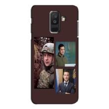 Чехол для Samsung Galaxy A6 Plus 2018 ( A605) (AlphaPrint - с принтом Зеленского) – Президент