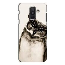 Чехол с птицами на Samsung Galaxy A6 Plus 2018 ( A605) (VPrint) (Сова)