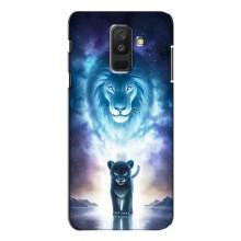 Чехол со Львом для Samsung Galaxy A6 Plus 2018 ( A605) (VPrint) (Маленький лев)