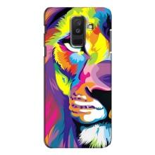 Чехол со Львом для Samsung Galaxy A6 Plus 2018 ( A605) (VPrint) (Яркий Лев)