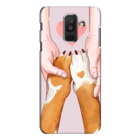 Чехол (ТПУ) Милые собачки для Samsung Galaxy A6 Plus 2018 (A6 Plus 2018, A605) (Любовь к собакам)