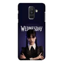 Чехлы Венсдей на Samsung Galaxy A6 Plus 2018 ( A605) Уэнсдей (AlphaPrint) (Wednesday)