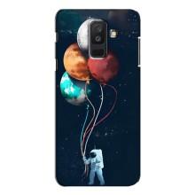 Космические Чехлы для Самсунг А6 Плюс 2018, А605 (VPrint) (Планеты шарики)