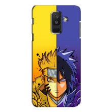 Купить Чехлы на телефон с принтом Anime для Самсунг А6 Плюс (2018) (Naruto Vs Sasuke)