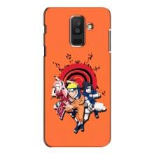Naruto Anime Чехлы для Самсунг А6 Плюс 2018, А605 (AlphaPrint)