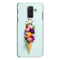 Чехлы с тематикой "ЦВЕТЫ" на Samsung Galaxy A6 Plus 2018 (A6 Plus 2018, A605) (Цветок-мороженное)