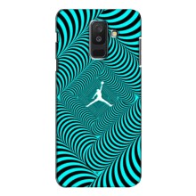 Силиконовый Чехол Nike Air Jordan на Самсунг А6 Плюс (2018) (Jordan)