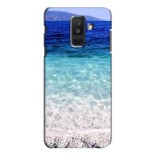 Силиконовый чехол с КАРТИНКАМИ лето для Samsung Galaxy A6 Plus 2018 ( A605) (AlphaPrint) (Море)