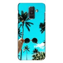 Силиконовый чехол с КАРТИНКАМИ лето для Samsung Galaxy A6 Plus 2018 ( A605) (AlphaPrint) (Взгляд лето)