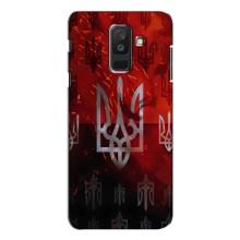 Украинские Чехлы для Samsung Galaxy A6 Plus 2018 ( A605) с картинкой УПА (AlphaPrint) (ГЕРБ УПА)