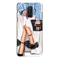 Силиконовый Чехол на Samsung Galaxy A6 Plus 2018 (A6 Plus 2018, A605) с картинкой Стильных Девушек (Мода)